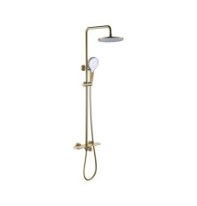 Душевая система Bronze de Luxe ICON 80112CG, матовое золото