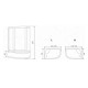 Душевая кабина Timo Comfort Clean Glass T-8820RC, 120x85x220