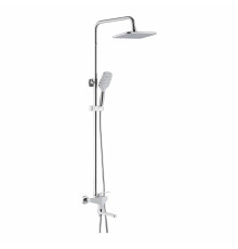 Душевая система Shevanik S8036F, белый/хром