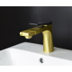 Смеситель для раковины Bronze de Luxe Element EL02XGB, матовое золото