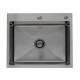 Кухонная мойка FRAP FS6050-9, оружейная сталь