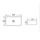 Комплект Bronze de Luxe: раковина Терраццо 1061TR со смесителем Element EL21CB