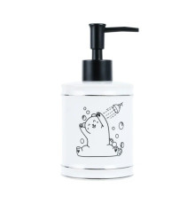 Дозатор жидкого мыла Fixsen Teddy FX-600-1, белый/черный