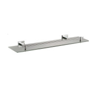 Полка стеклянная Haiba HB8607, хром