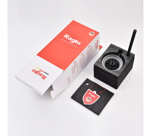 Ершик настенный Raglo R300.10.06, черный
