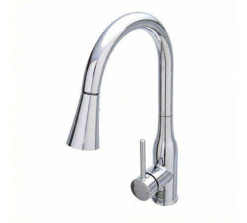 Смеситель для кухни с выдвижным изливом BRAVAT F7798929CP-SW, хром