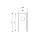 Кухонная мойка UKINOX Techno TEB180.400 -G-10P, 40*18