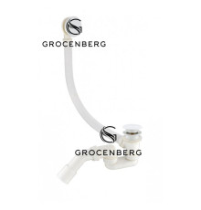 Слив-перелив (автомат) Grocenberg GB230W, белый