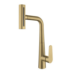 Смеситель для кухни Fmark FS8277C, матовое золото