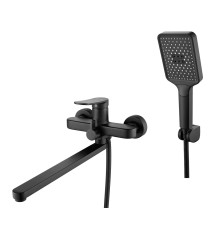 Смеситель для ванны Shevanik S4522H, черный
