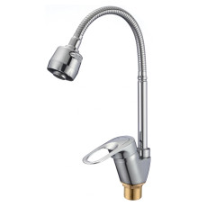 Смеситель для кухни с гибким изливом и режимом душ Savol S-T4304, хром