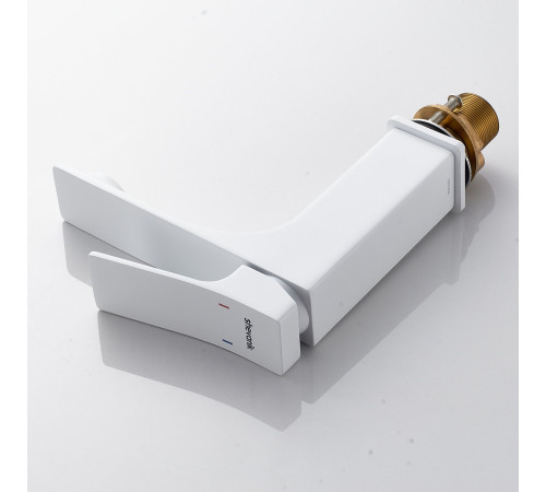 Смеситель для раковины Shevanik S6101C, белый