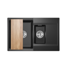Кухонная мойка Granula 7808, ШВАРЦ
