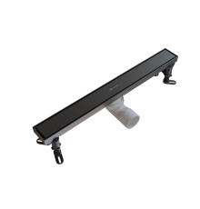Душевой трап линейный Knotlor SDRW0500GM, вороненая сталь