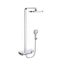Душевая система с термостатом Bravat Cobble F6389423CP-A1-ENG, хром