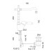 Смеситель для раковины Fiore IMPERIAL 83CR2245, хром