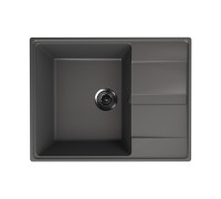 Кухонная мойка Ulgran Quartz Prima 650-09, мокрый асфальт