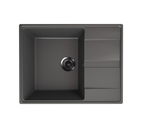 Кухонная мойка Ulgran Quartz Prima 650-09, мокрый асфальт