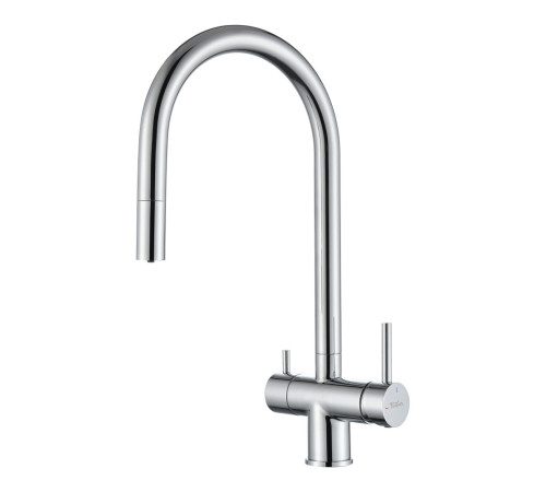 Смеситель для кухни с подключением фильтра Rivelato Trevi 2433505, хром