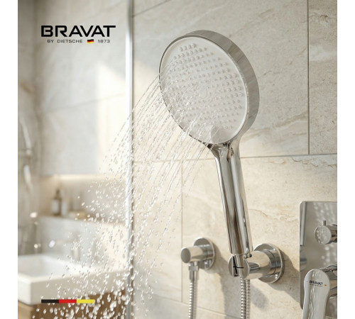 Лейка для душа BRAVAT D2272CP-SW, хром