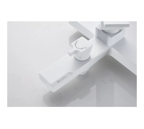 Смеситель для ванны Knotlor KN-22/WY, белый