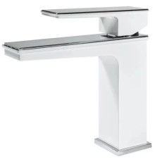 Смеситель для раковины Grocenberg GB2088WC, белый/хром