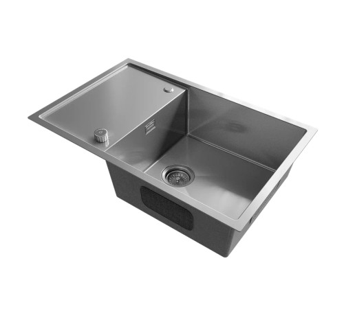 Кухонная мойка Ulgran Steel 780x500, брашированная сталь
