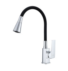 Смеситель для кухни с гибким изливом Prohanss P61.4406, хром