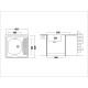 Кухонная мойка UKINOX ECO ECO 600.600 R, 60*60