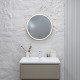 Зеркало Silver Mirrors Делуна/Deluna D600 TX (алюм. профиль, цвет золото, бесконтактный сенсор)
