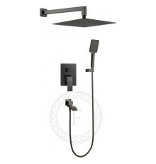 Душевая система встраиваемая FILARETE Waterfall FL1010BG, графит