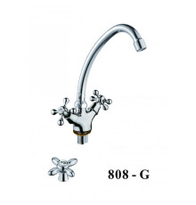 Смеситель для кухни D-Lin D153808-G, хром