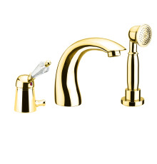 Смеситель на борт ванны Fiore IMPERIAL-SKY  (SWAROVSKI®) 82OO5105, золото