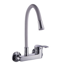 Смеситель для кухни Plstart PD46001-8, хром/белый