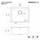 Кухонная мойка Grandex Aqua Proline 5041741, золото