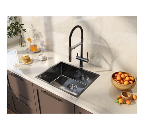 Кухонная мойка Grandex Aqua Proline 5041743, графит