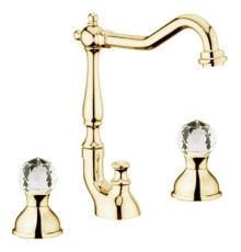 Смеситель для раковины Webert Karenina KA750202010, золото