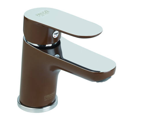 Смеситель для раковины Fiore KEVON CHIC 81MX8120, хром/коричневый