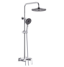 Душевая система с каскадным изливом Rose R1136, хром