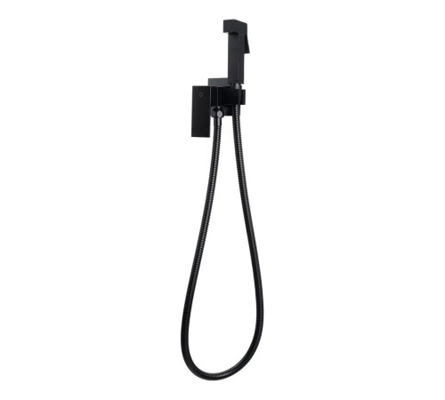 Гигиенический душ со смесителем встраиваемый FILARETE Fing FL101BL, черный