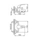 Смеситель для ванны FRAP F3002-B, хром