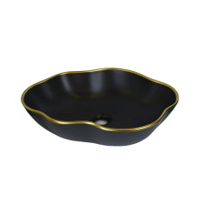 Раковина чаша Bronze de Luxe Black Orchid 1395, черный