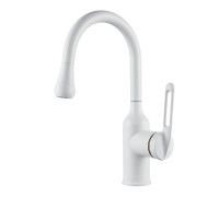 Смеситель для раковины Raffine F101C, белый