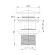 Донный клапан для раковины с переливом Maretti AC19P24015, хром