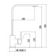Смеситель для кухни Fmark FS8132C, матовое золото