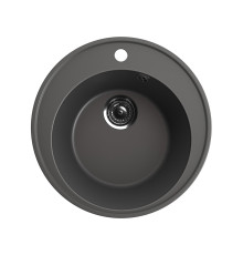 Кухонная мойка Ulgran Quartz Nora 485-09, мокрый асфальт