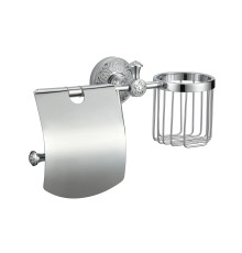 Держатель для туалетной бумаги и освежителя Savol S-L05851A, хром