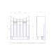 Тумба под раковину напольная VIGO Диана tn.DIA.PAL.70.2D, 70 см