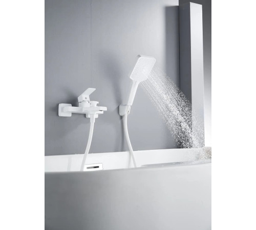 Смеситель для ванны Knotlor KN-22/WY, белый