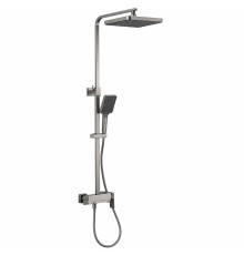 Душевая система FRAP F2490-9, оружейная сталь